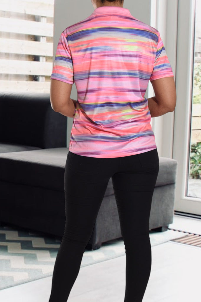 Ladies Multi Stripe Golfer - StylePhase SA