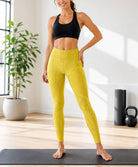Ladies Mustard Activewear Tights - StylePhase SA