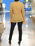 Ladies Mustard Frill Shirt - StylePhase SA
