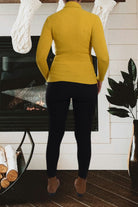 Ladies Mustard Polo Neck Jersey - StylePhase SA