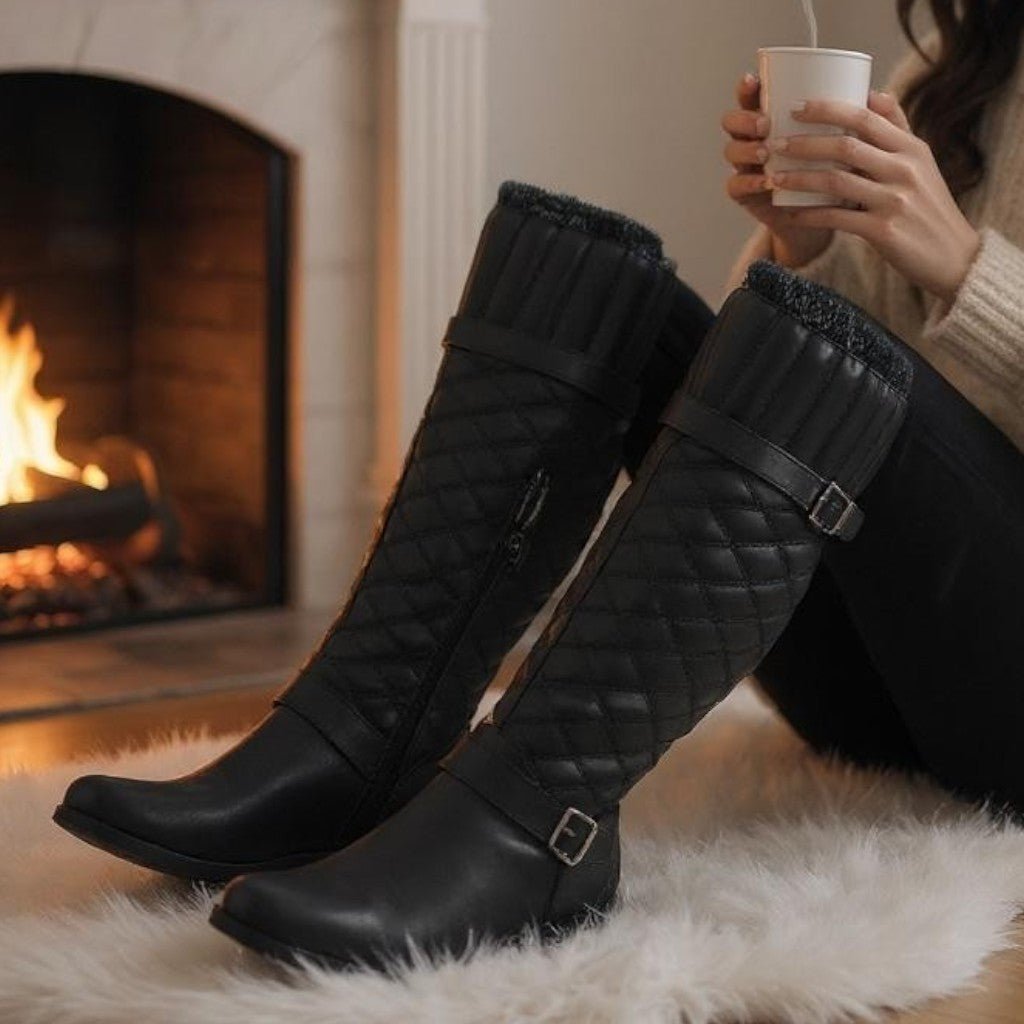 Ladies Myla Black Boots - StylePhase SA