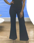 Ladies Navy Blue Wide Leg Jeans - StylePhase SA