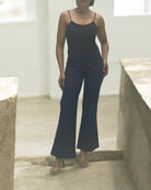 Ladies Navy Blue Wide Leg Jeans - StylePhase SA