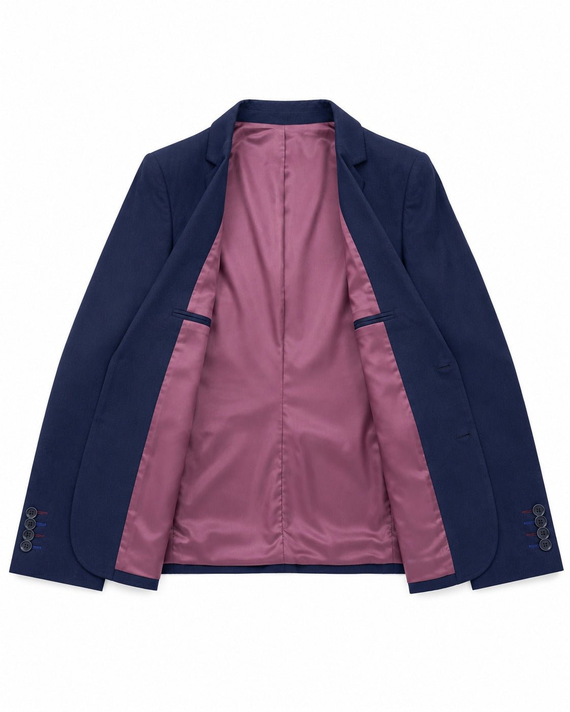Ladies Navy Button Slim Fit Blazer - StylePhase SA