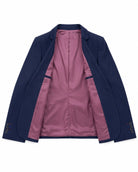 Ladies Navy Button Slim Fit Blazer - StylePhase SA