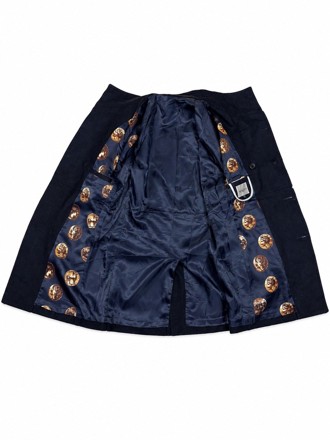 Ladies Navy Double Breast Peacoat Blazer - StylePhase SA
