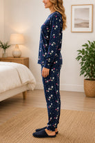 Ladies Navy Floral Pj Set - StylePhase SA