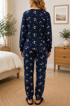 Ladies Navy Floral Pj Set - StylePhase SA