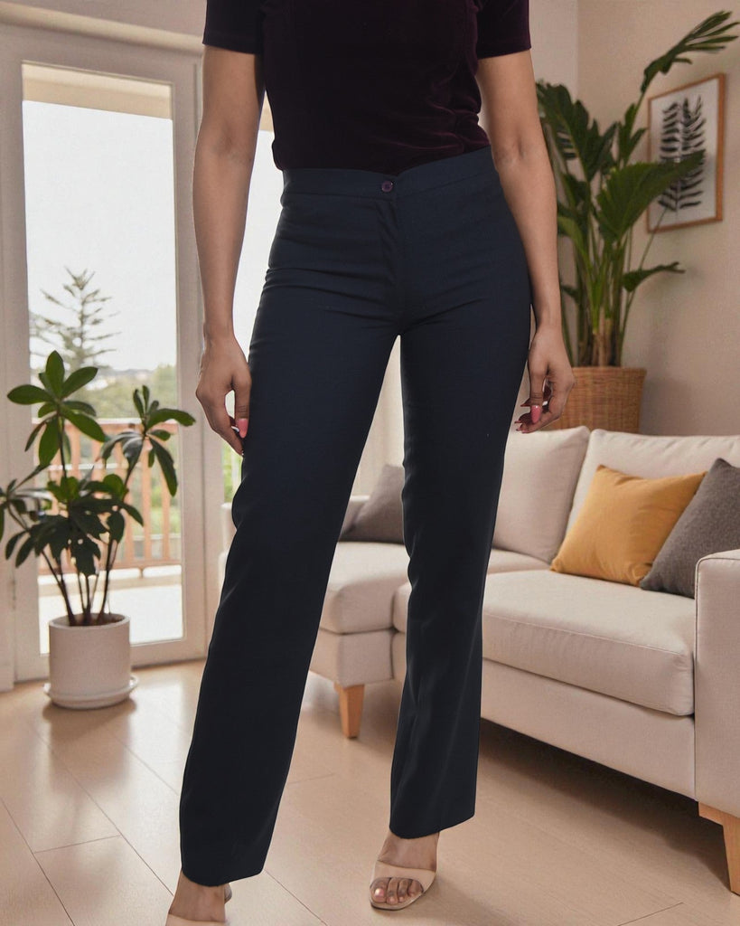 Ladies Navy Formal Pants - StylePhase SA