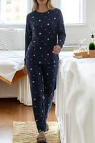 Ladies Navy Heart Pj Set - StylePhase SA