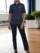 Ladies Navy Line Shirt - StylePhase SA