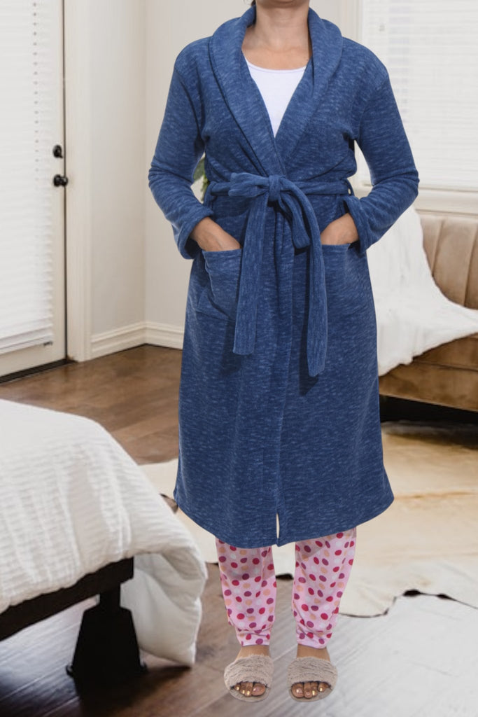 Ladies Navy Pocket Gown - StylePhase SA
