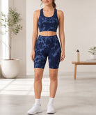 Ladies Navy Tie Dye Active Wear Set - StylePhase SA