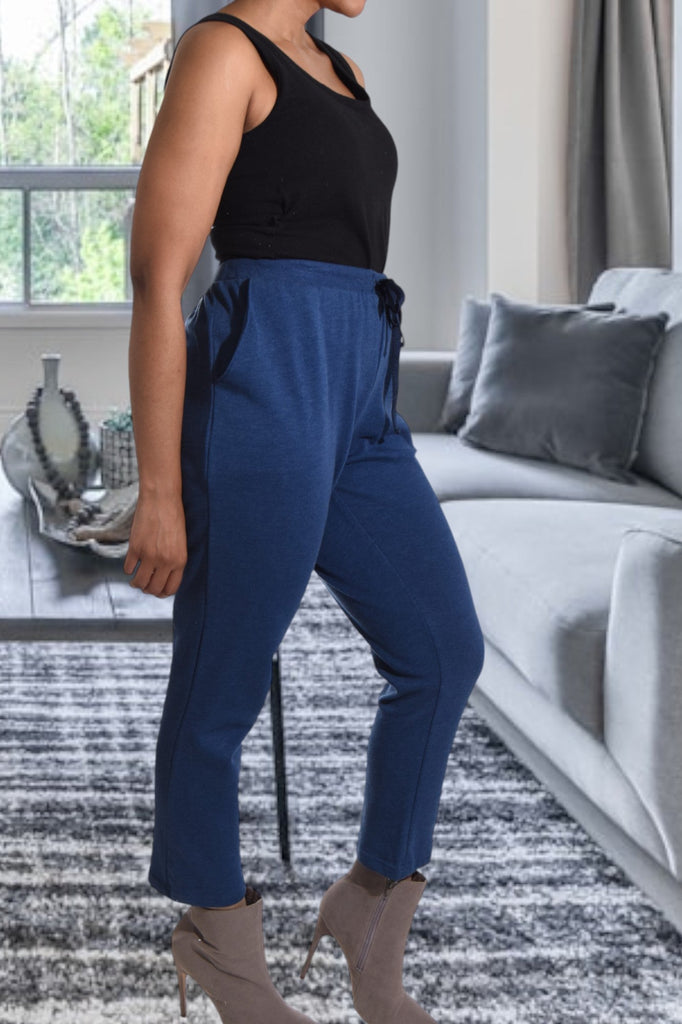 Ladies Navy Track Pants - StylePhase SA