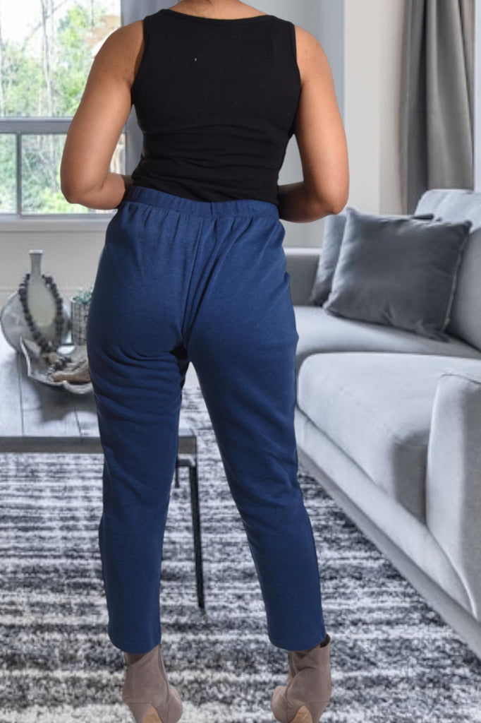 Ladies Navy Track Pants - StylePhase SA