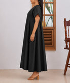 Ladies New feeling Black Pleated Dress - StylePhase SA