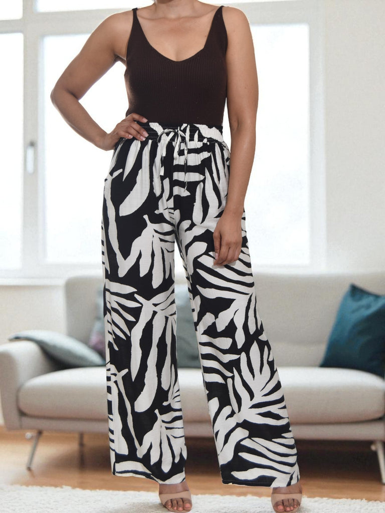 Ladies New Feeling Black Pocket Pants - StylePhase SA