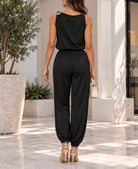 Ladies New Feeling Black Satin Two Piece Set - StylePhase SA
