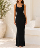 Ladies New Feeling Black Strappy Bodycon Dress - StylePhase SA