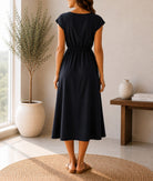 Ladies New Feeling Black Tunic Dress - StylePhase SA