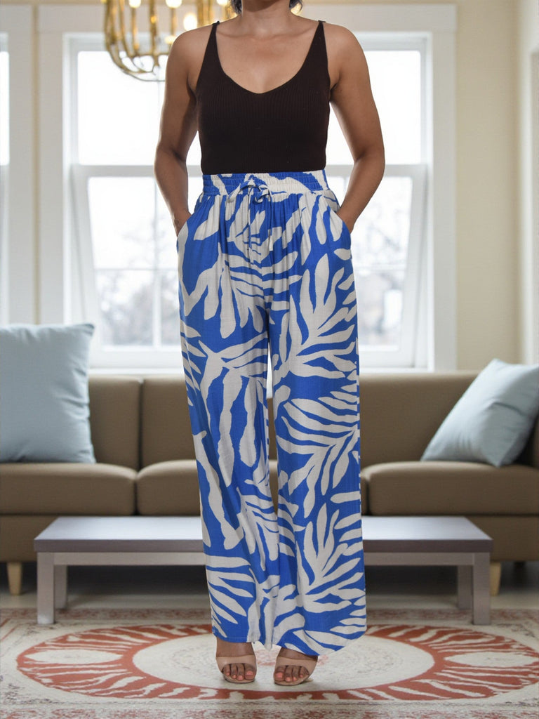 Ladies New Feeling Blue Pocket Pants - StylePhase SA