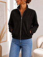 Ladies New Feeling Bomber Jacket -Black - StylePhase SA