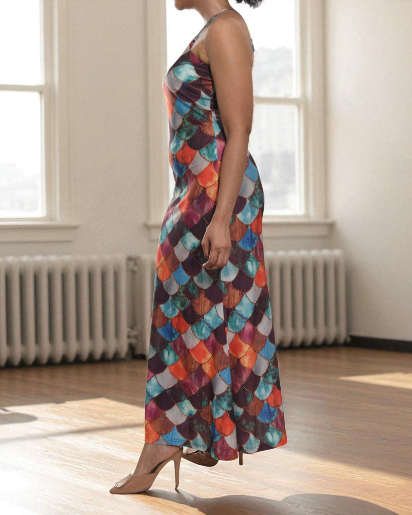 Ladies New Feeling Colour Block Tie Back Dress - StylePhase SA