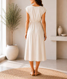 Ladies New Feeling Cream Tunic Dress - StylePhase SA