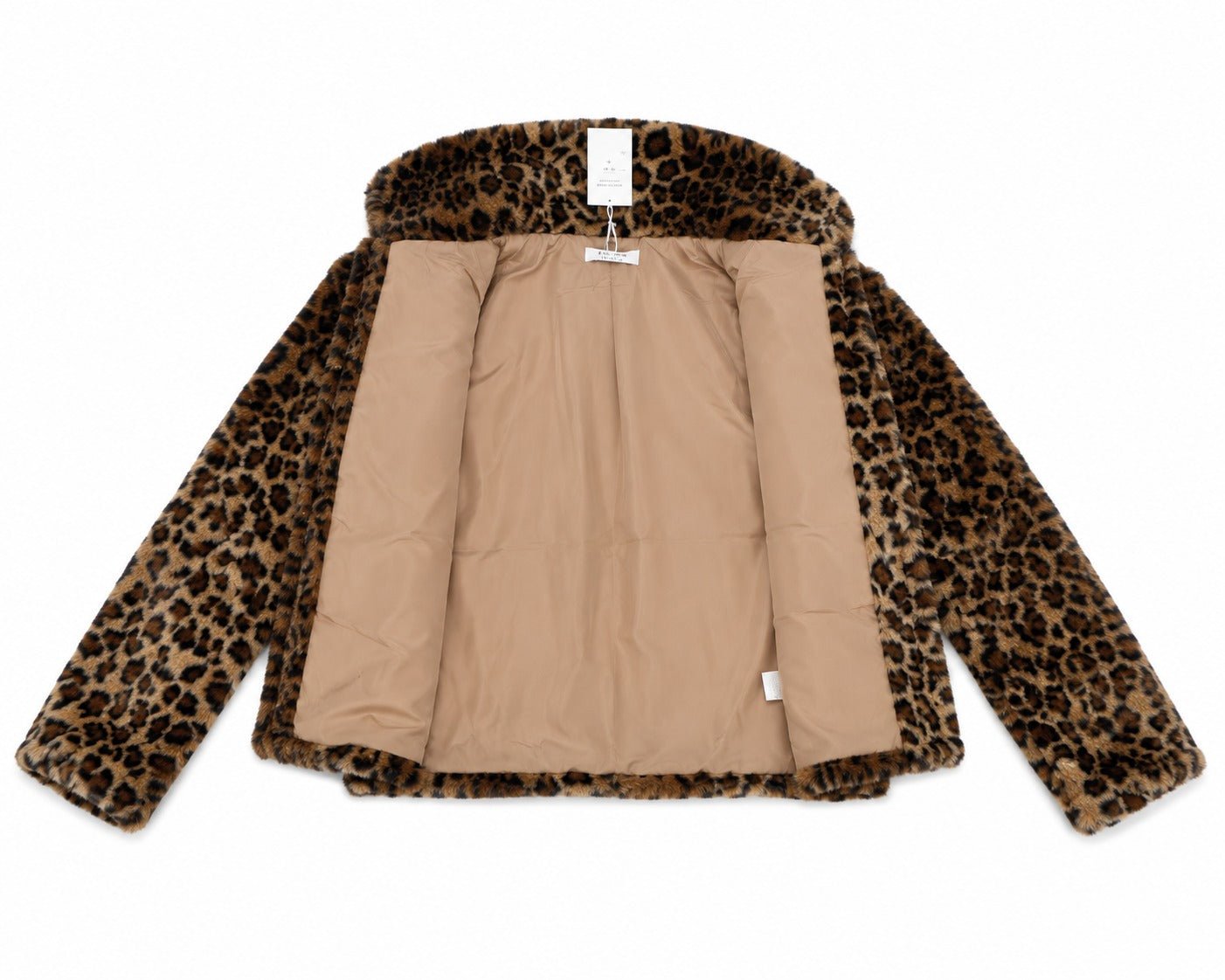 Ladies New Feeling Faux Fur Leopard Print Jacket - StylePhase SA