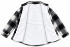 Ladies New Feeling Fur Lined Shacket- Black And White - StylePhase SA