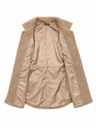 Ladies New Feeling Light Brown Fur Lined Bodywarmer - StylePhase SA