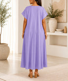 Ladies New Feeling Lilac Pleated Dress - StylePhase SA