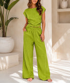 Ladies New Feeling Lime Textured Two Piece Set - StylePhase SA