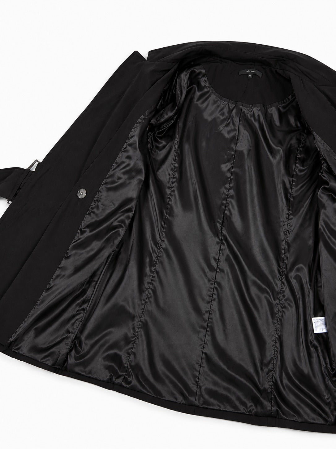 Ladies New Feeling Press Button Lined Black Blazer - StylePhase SA