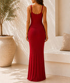Ladies New Feeling Red Strappy Bodycon Dress - StylePhase SA