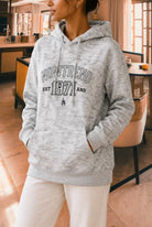Ladies Now Trend printed Hoody Top - Grey Shaded - StylePhase SA