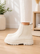 Ladies Off White Chelsea Boots - StylePhase SA