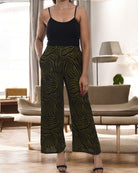 Ladies Olive And Black Pocket Pants - StylePhase SA