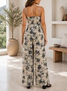 Ladies Olive And Green Strappy Pleated Jumpsuit - StylePhase SA