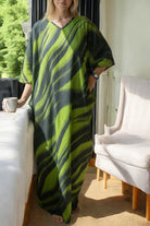 Ladies Olive Green Free Size Kaftan - StylePhase SA