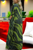 Ladies Olive Green Free Size Kaftan - StylePhase SA