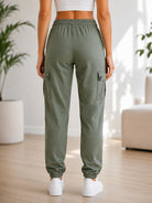 Ladies Olive Jogger Cargo Pants - StylePhase SA