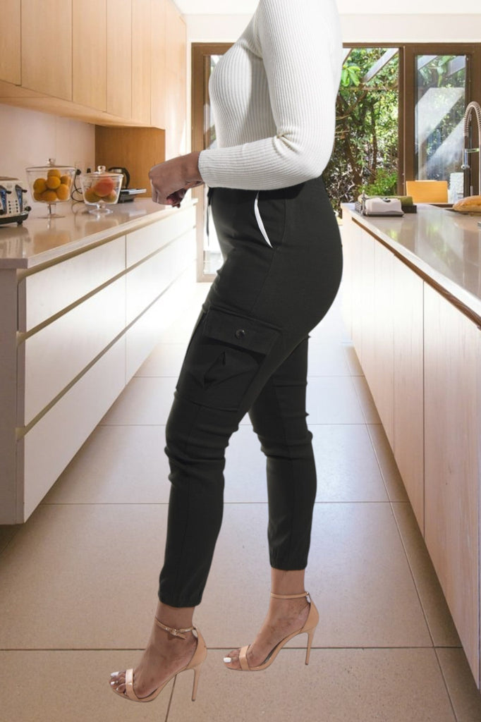 Ladies Olive Pocket Pants - StylePhase SA