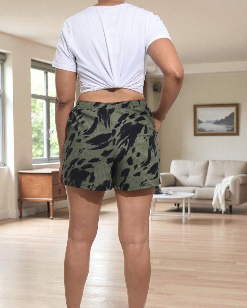 Ladies Olive Pocket Shorts - StylePhase SA