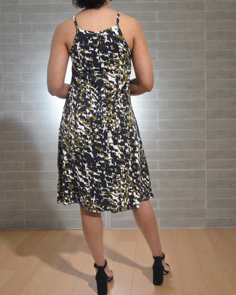 Ladies Olive Shaded Slip Dress - StylePhase SA