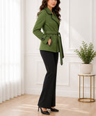 Ladies Olive Tie Front Jacket - StylePhase SA