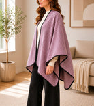 Ladies Open Front Shawl - Pink - StylePhase SA