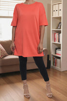 Ladies Orange Curve Plus Top - StylePhase SA