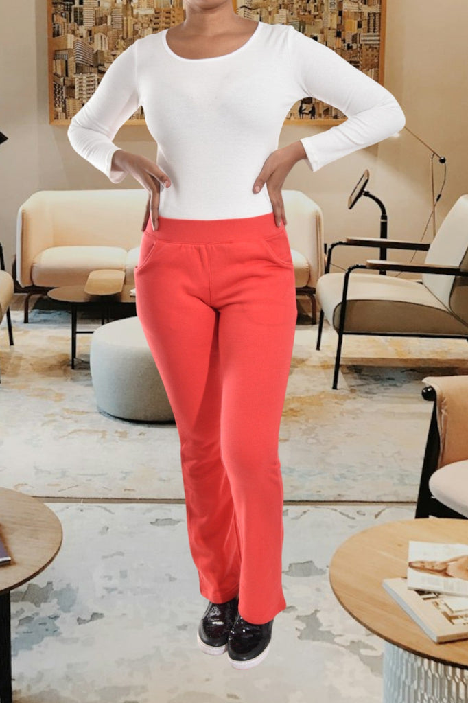 Ladies Orange Track Pants - StylePhase SA