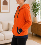 Ladies Orange Waffle Jacket - StylePhase SA